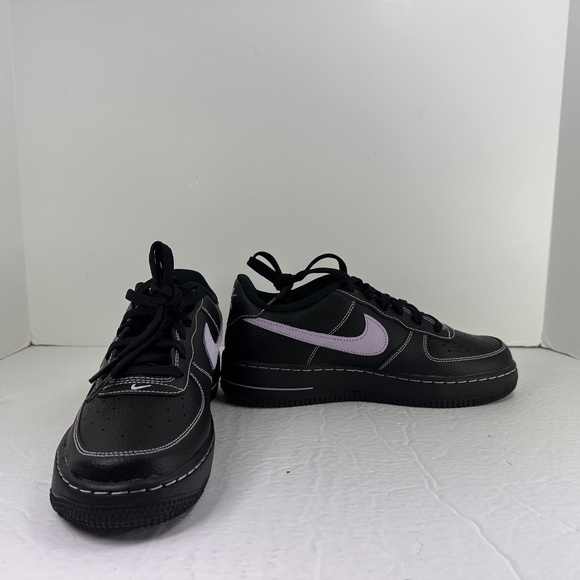 Nike Air Force 1 Lv8 Black Purple HJ4563-001 Sneaker Shoe Trainer Big Kid's - Picture 7 of 12